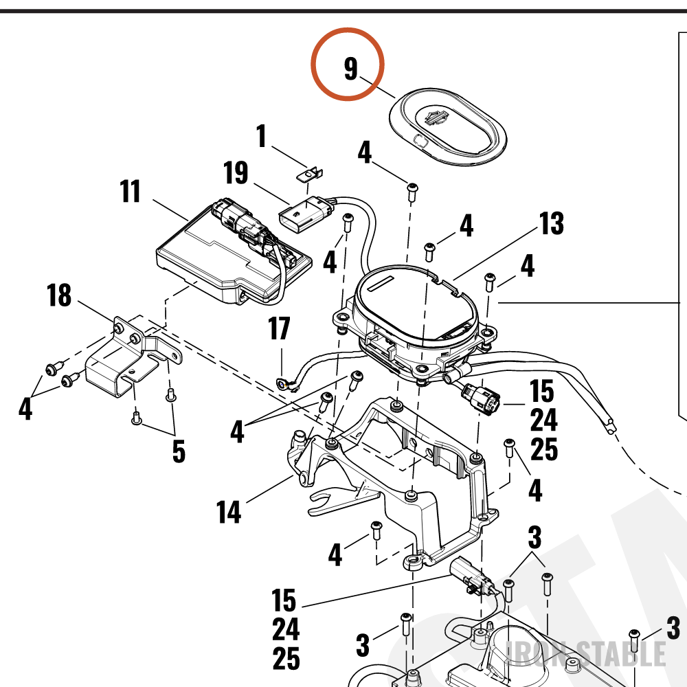 Harley-Davidson Medallion, Ev, Veh Inl, Cover