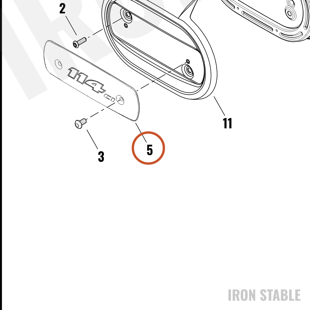 Harley-Davidson Medallion, Insert, Airclnr