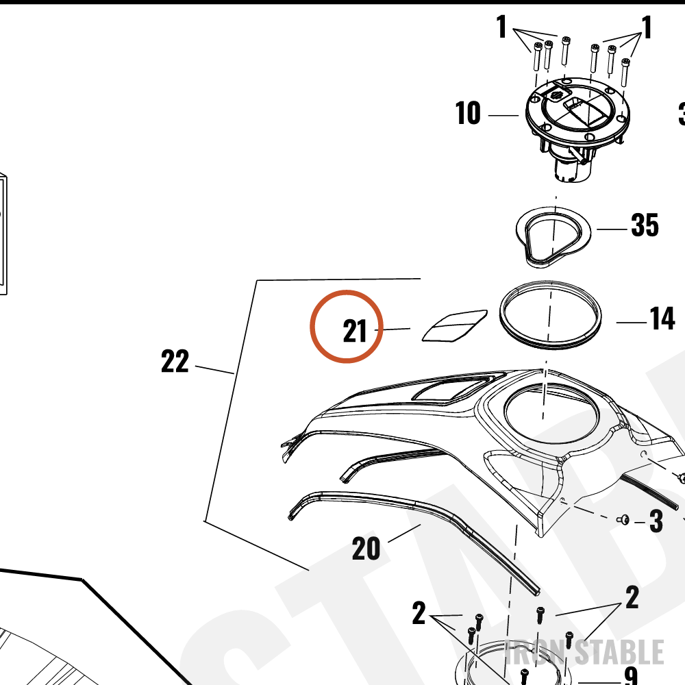 Harley-Davidson Medallion, Console, Graphics