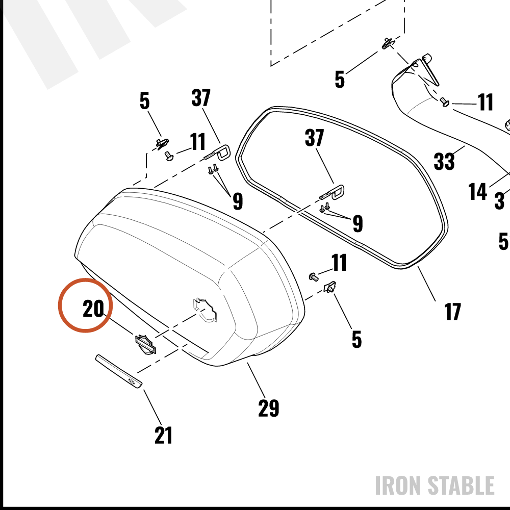 Harley-Davidson Medallion, Bar And Shield