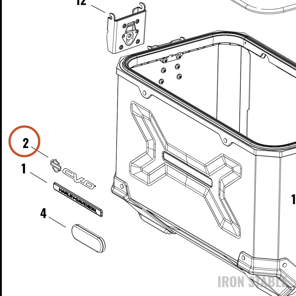 Harley-Davidson Decal, S-Bag