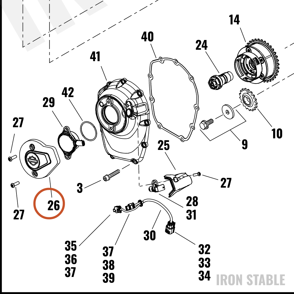 Harley-Davidson Medallion, Vvt Cam Cover