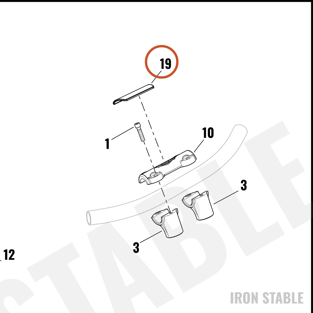 Harley-Davidson Medallion, Insert, H-Bar, Riser