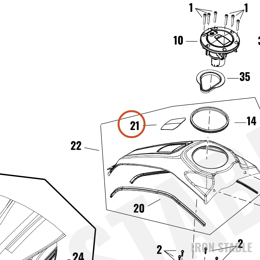 Harley-Davidson Medallion, Console, Graphics