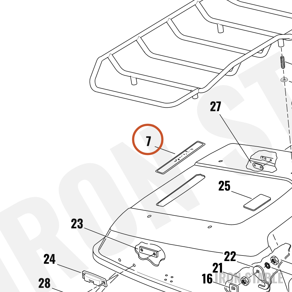 Harley-Davidson Nameplate, Cover/T-Pak