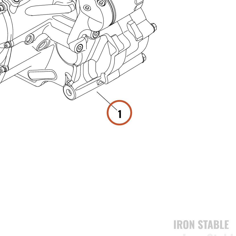 Harley-Davidson Engn Assembly, Fl, 117, Wtr, E/C/C, Dsw