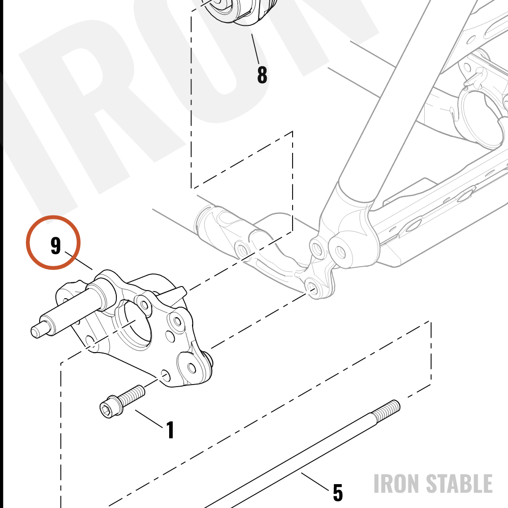 Harley-Davidson Bracket, Engn Mt, X