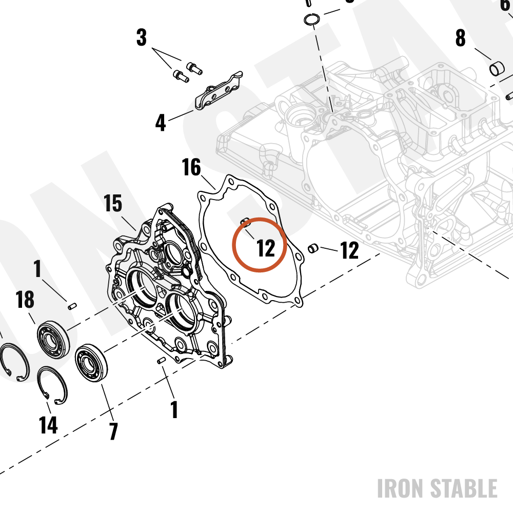 Harley-Davidson Pin, Dowel