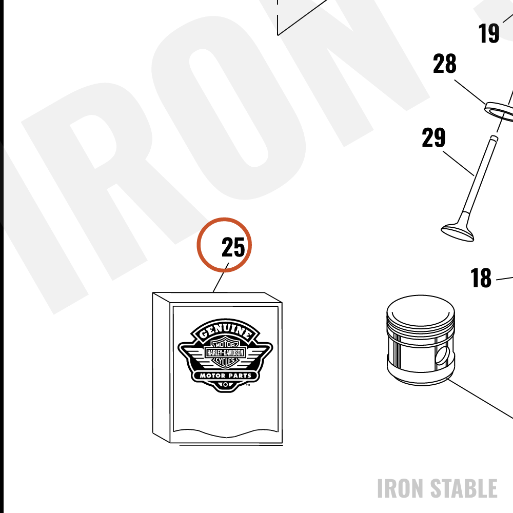 Harley-Davidson Kit-Gasket, Topend Overhaul