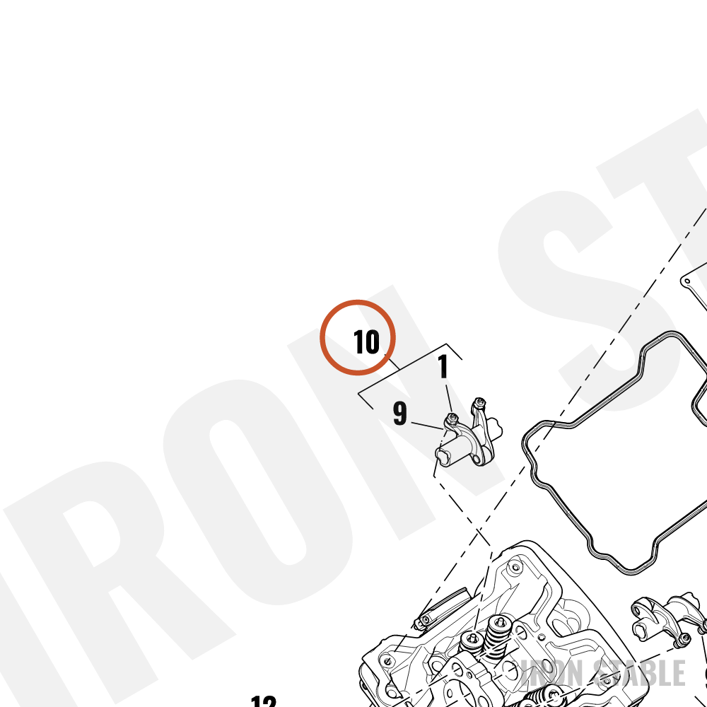 Harley-Davidson Rocker Arm Assembly, Intake