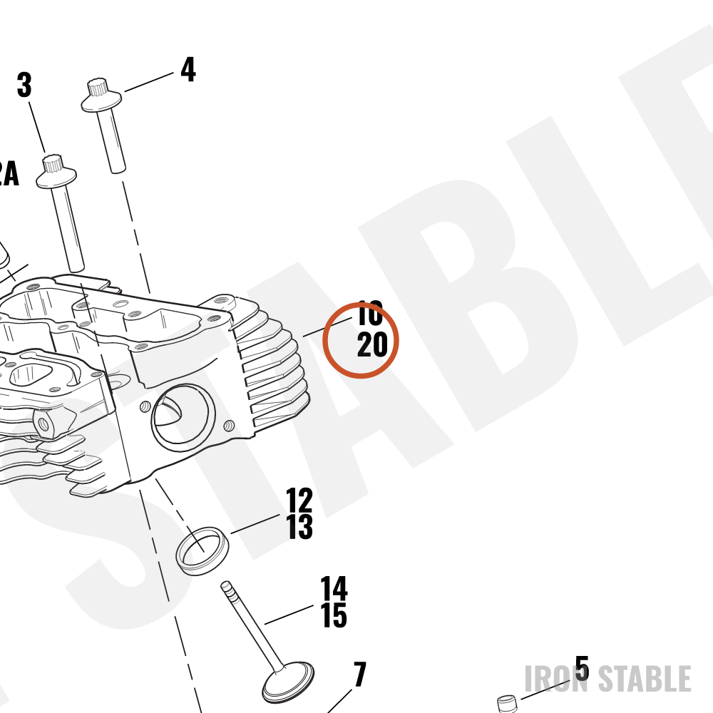 Harley-Davidson Cyl Head, X