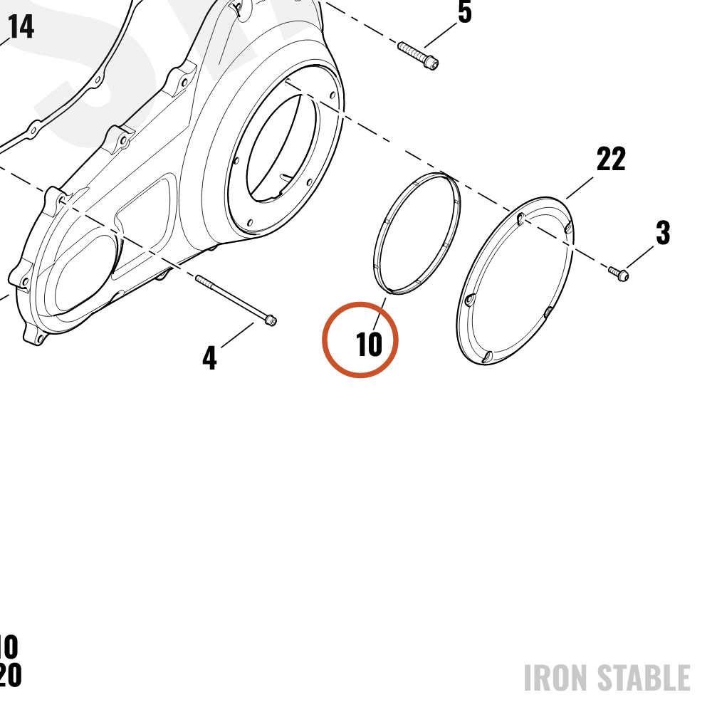Harley-Davidson Kit-Gasket, Serv, 1k/5k/10k