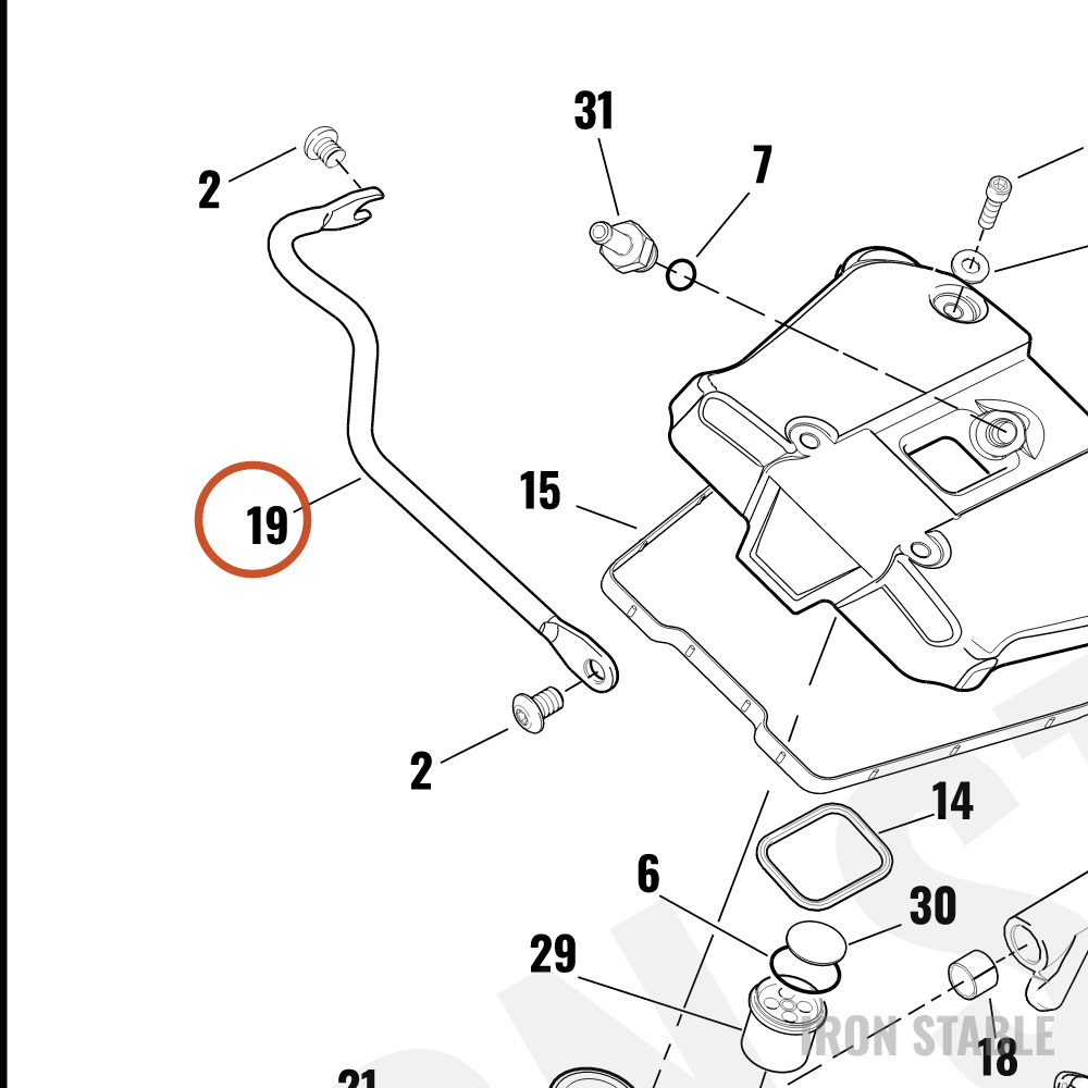 Harley-Davidson Pt Camdr/Vt Misc Component, X