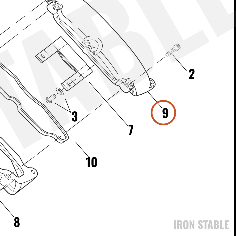 Harley-Davidson Cam Cover, Upr/Chrome