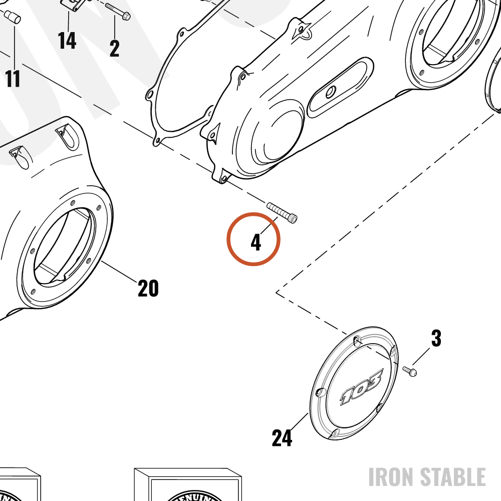 Harley-Davidson Screw, Hex Sckt Hd, Sems