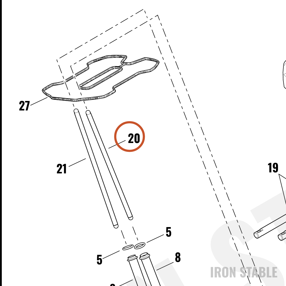 Harley-Davidson Push Rod, X