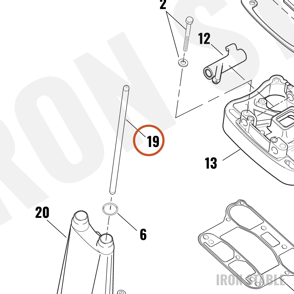 Harley-Davidson Pushrod, Exhaust