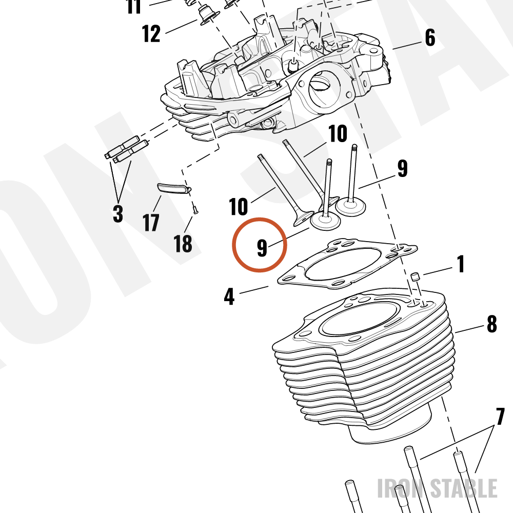 Harley-Davidson Valve, X