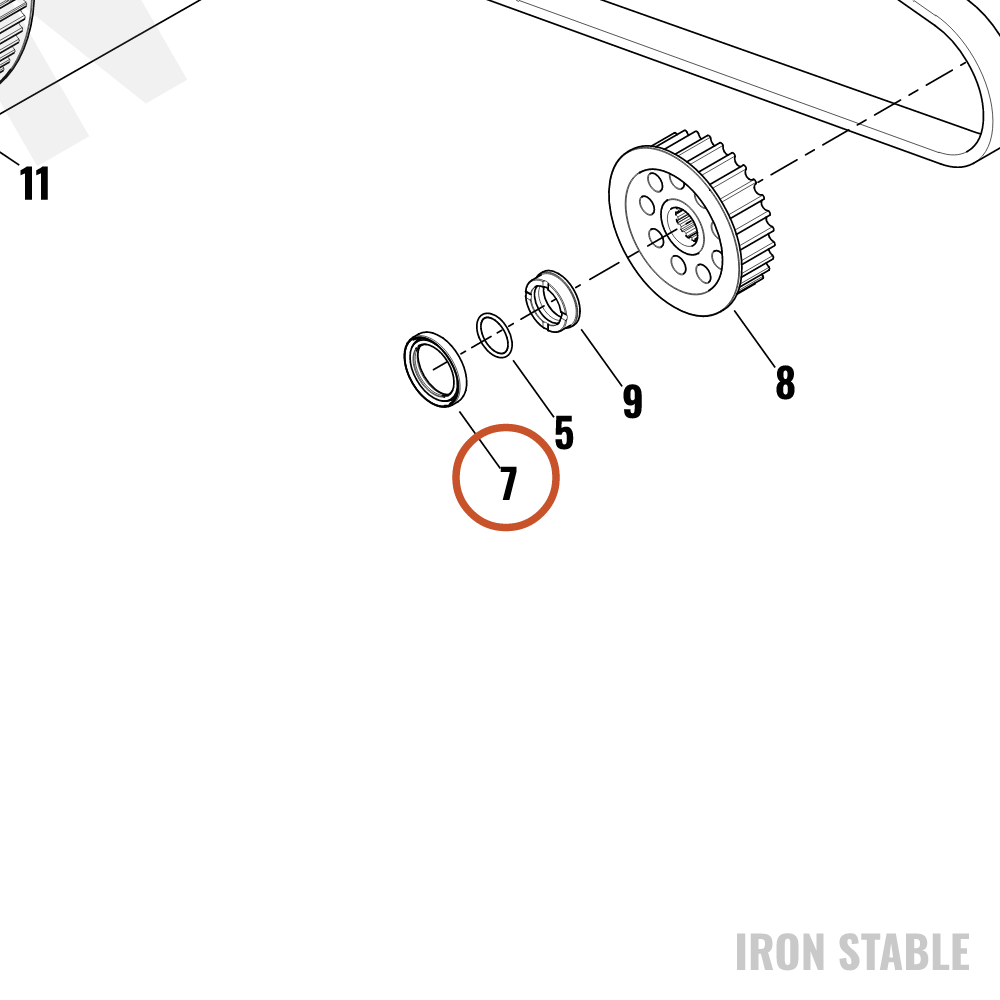 Harley-Davidson Oil Seal, Output Pulley