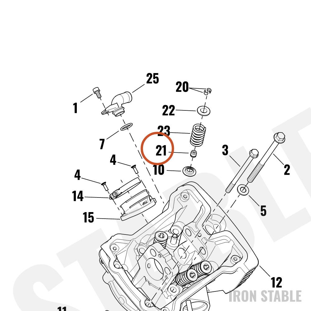 Harley-Davidson Seal, Valve Stem