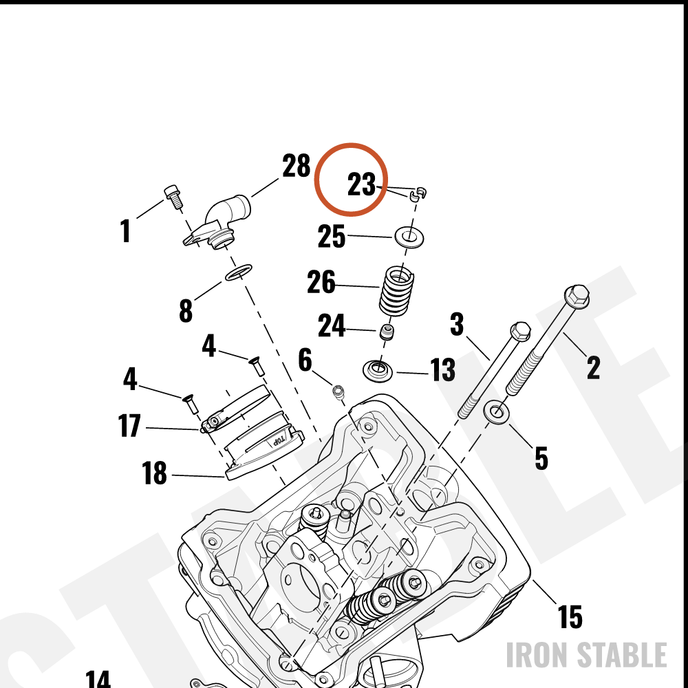 Harley-Davidson Keeper, Valve