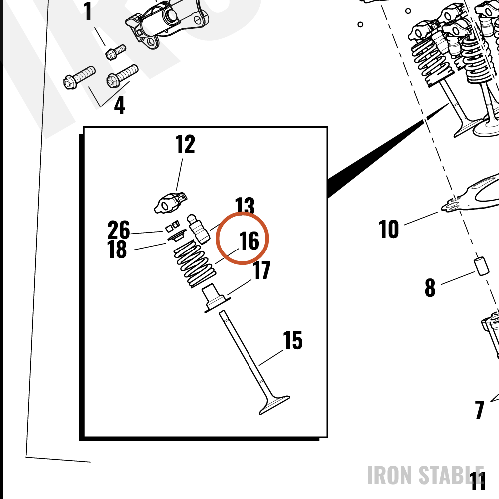 Harley-Davidson Spring, Valve