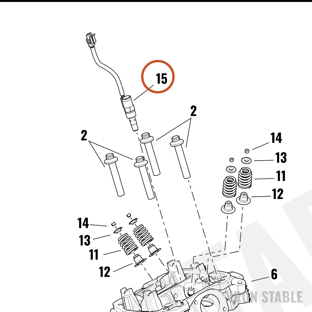 Harley-Davidson Pt Camdr/Vt Misc Component, Acr Val