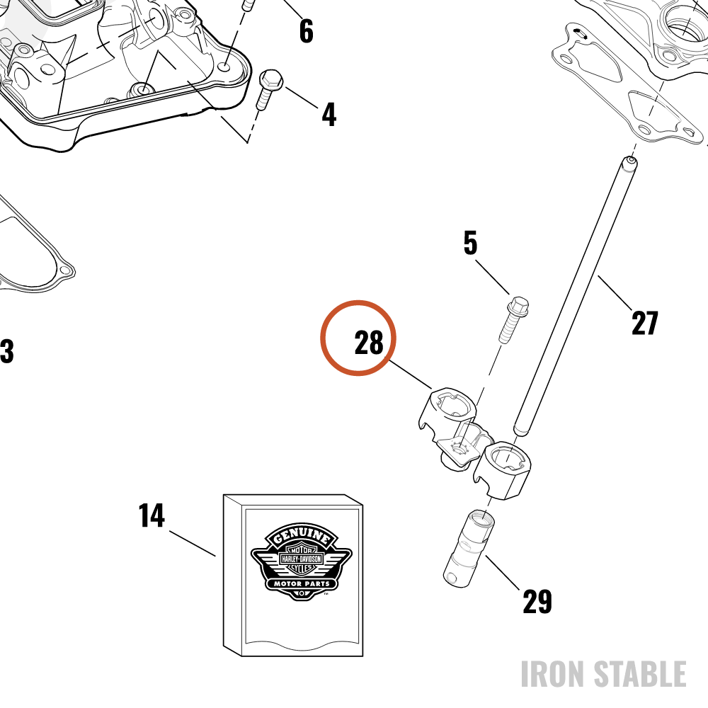 Harley-Davidson Lifter Anti-Rot Component, X