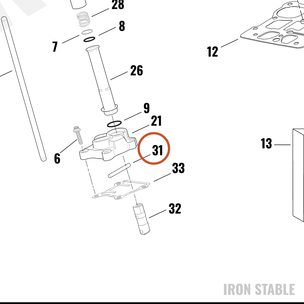 Harley-Davidson Dowel Pin, Anti-Rotation