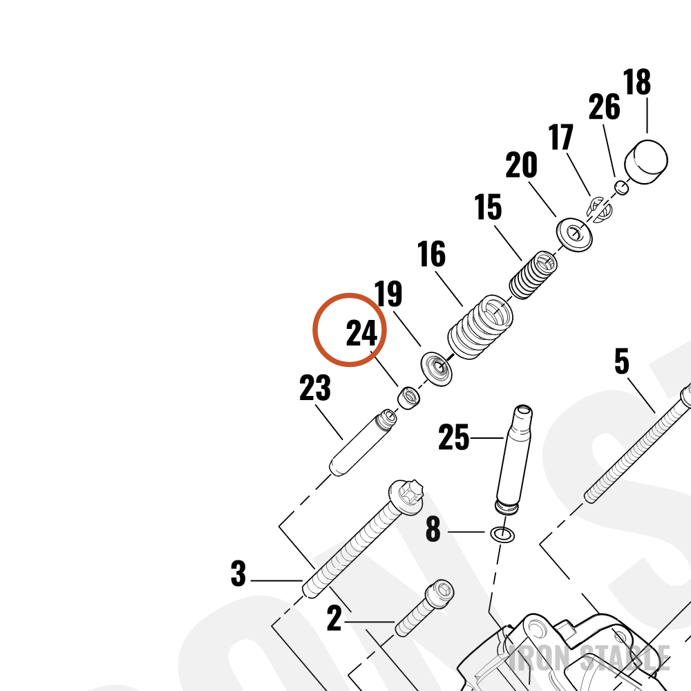 Harley-Davidson Seal, Valve Stem