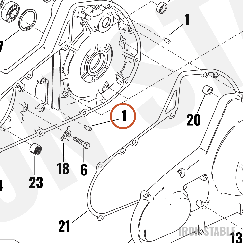 Harley-Davidson Pin, Bearing