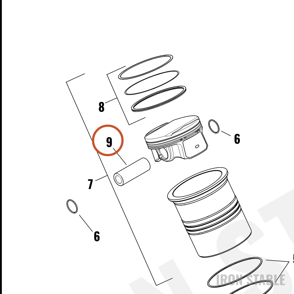 Harley-Davidson Pin, Piston, 69mm Bore