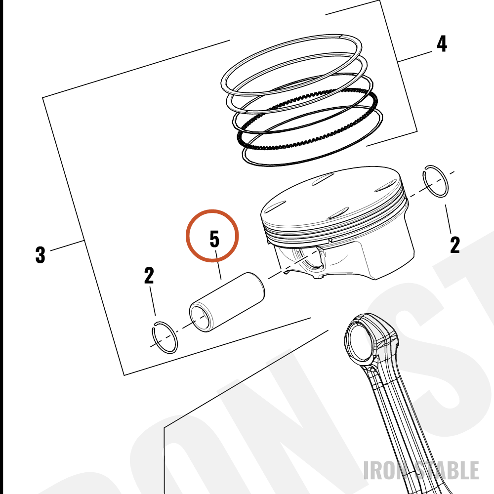 Harley-Davidson Pin, Pstn, X