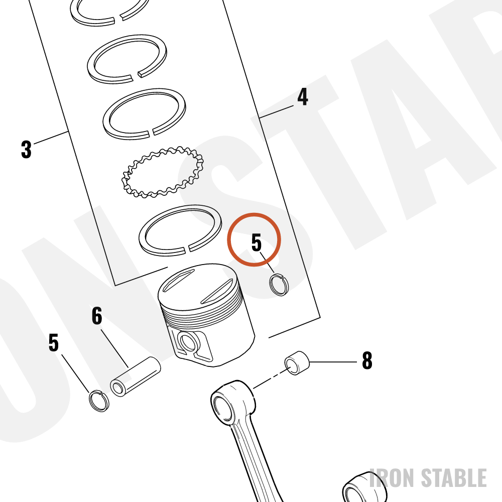 Harley-Davidson Retaining Ring, Circlip