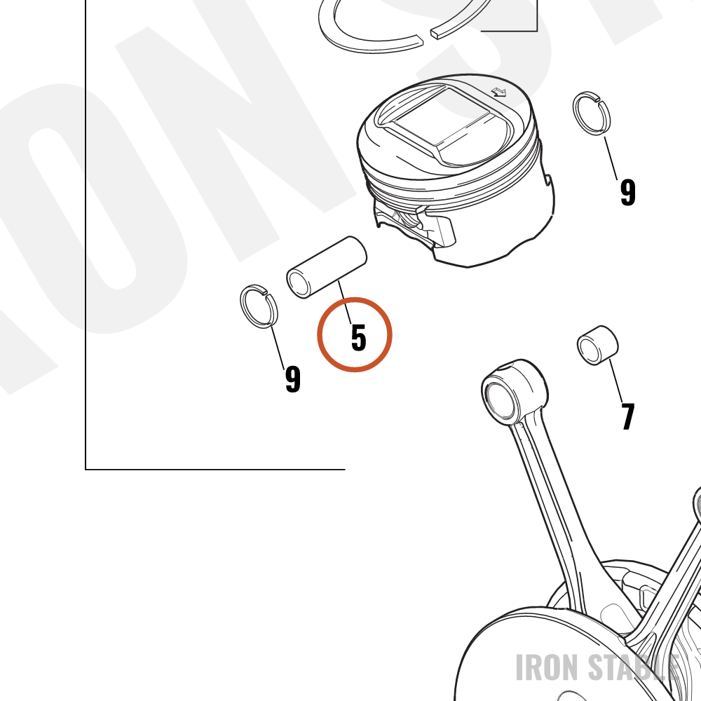 Harley-Davidson Piston Pin