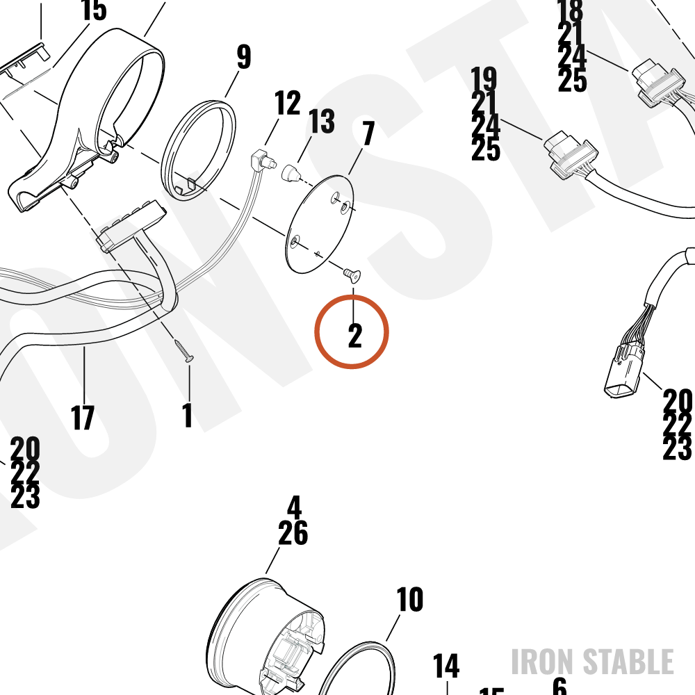 Harley-Davidson Screw, Flat, Hex Sckt/Lock