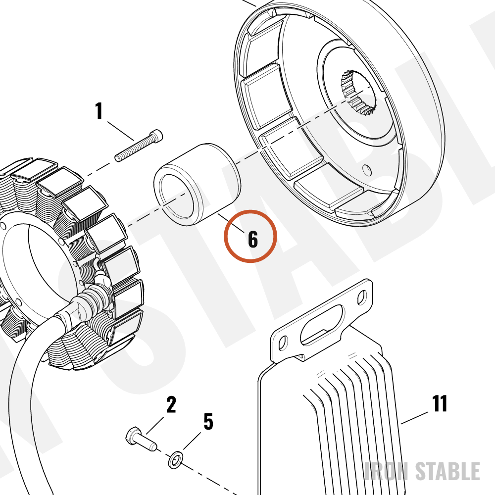 Harley-Davidson Spacer, Sprocket Shaft