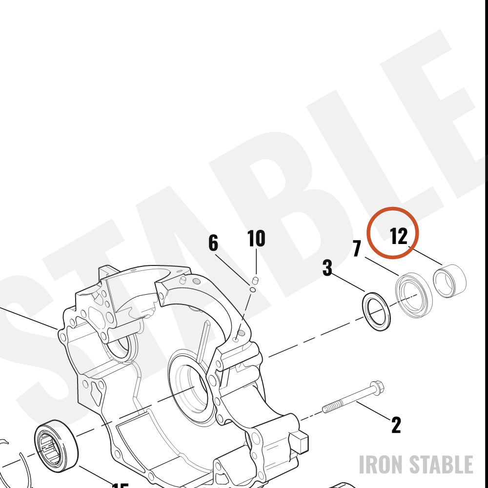 Harley-Davidson Spacer, Sprkt Shaft