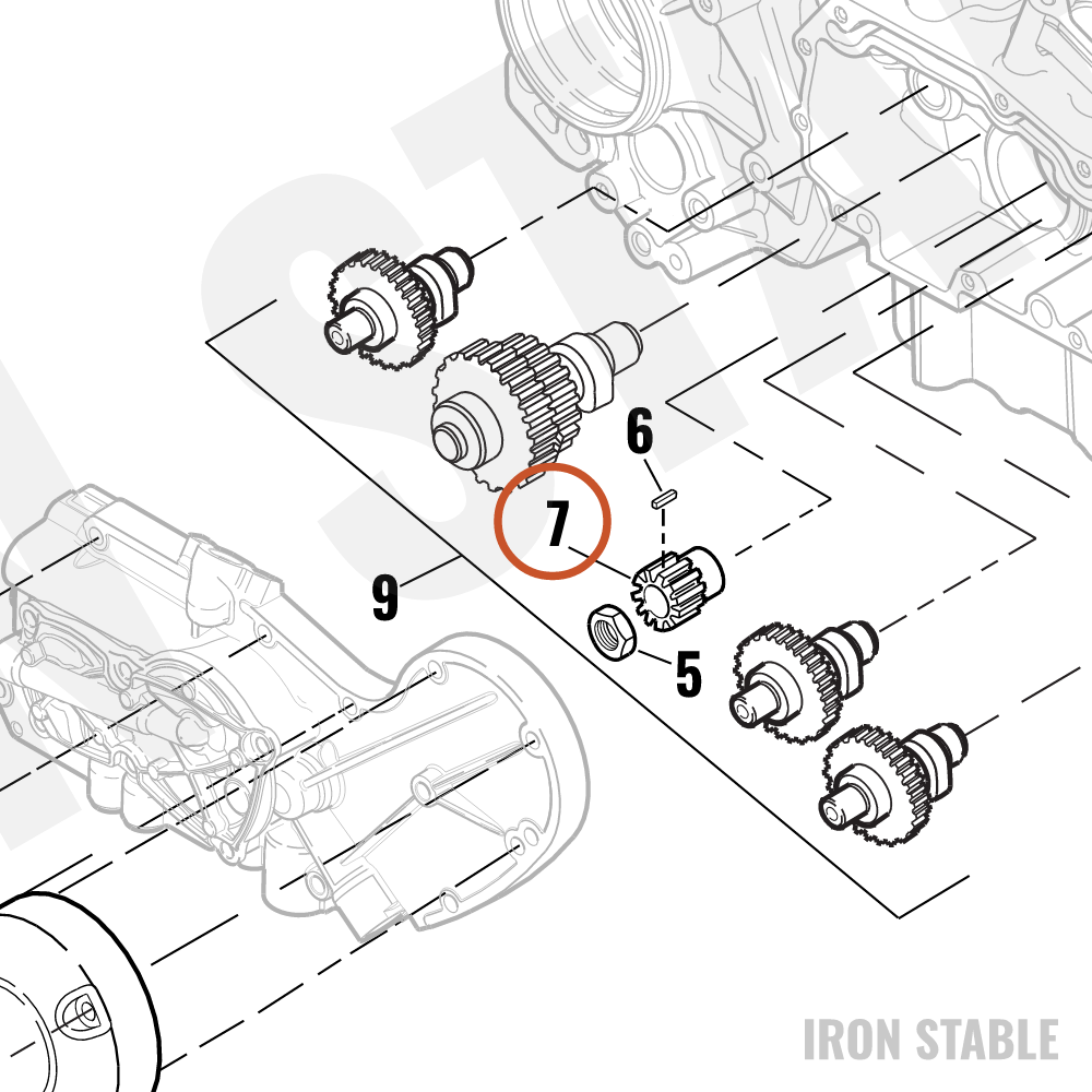 Harley-Davidson Crankcase Sub-Component, X