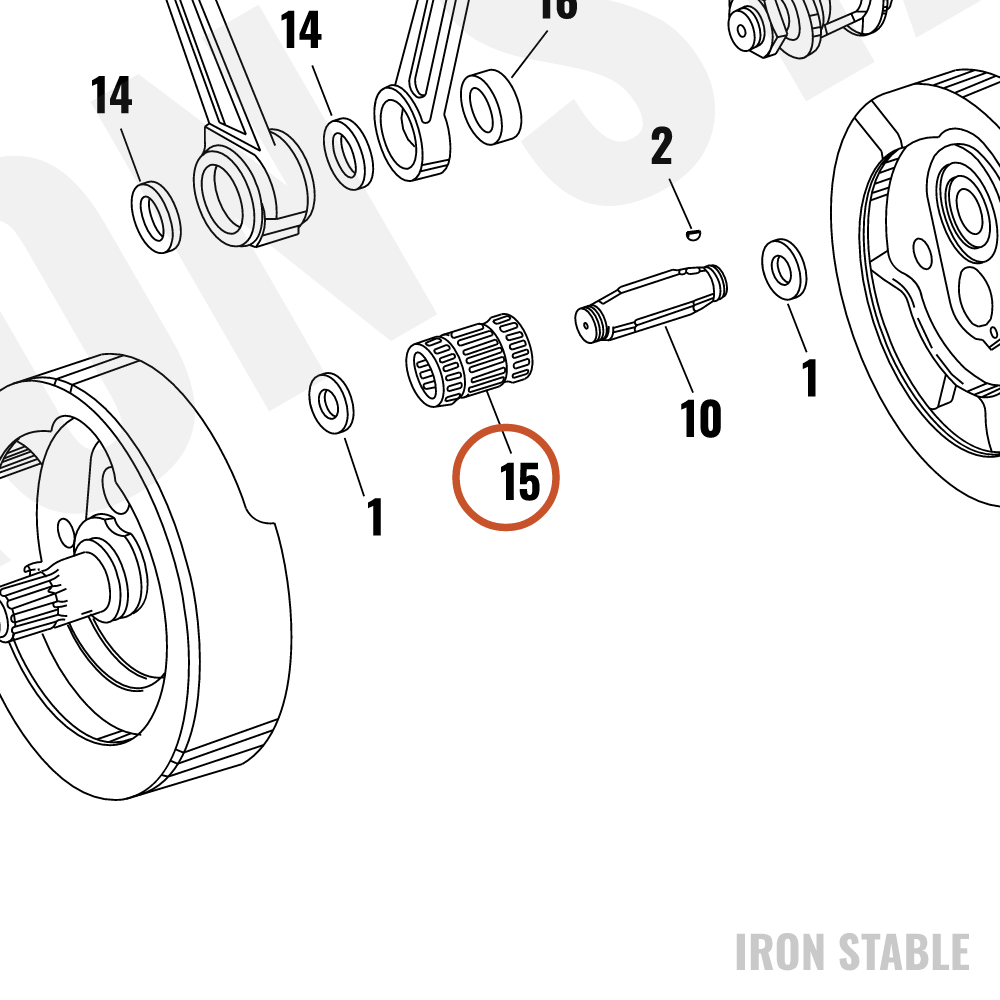 Harley-Davidson Bearing, Roll Elem, X