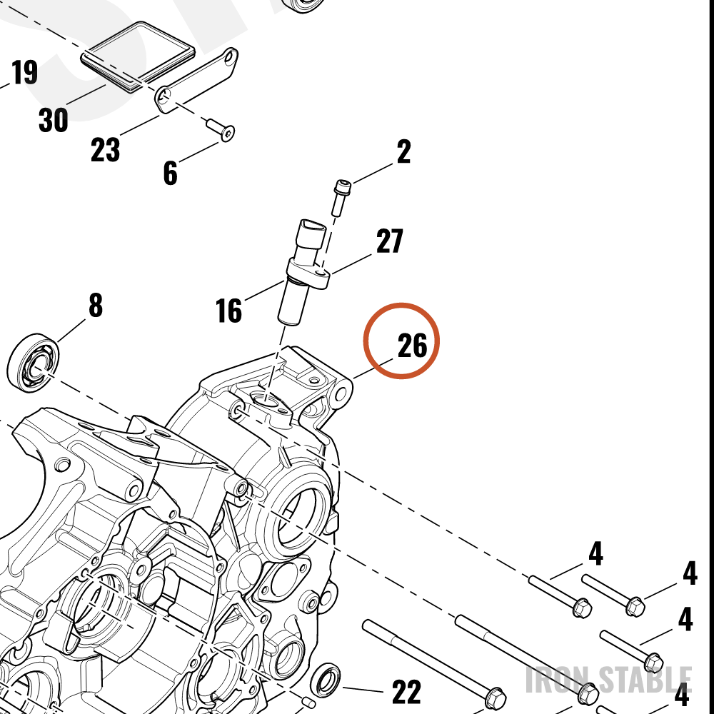 Harley-Davidson Kit, Crkc, Xg500/750, Serial, Hog