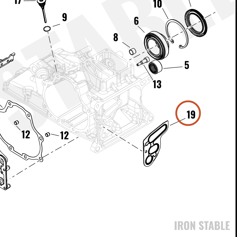 Harley-Davidson Gasket, Crkc, Rri