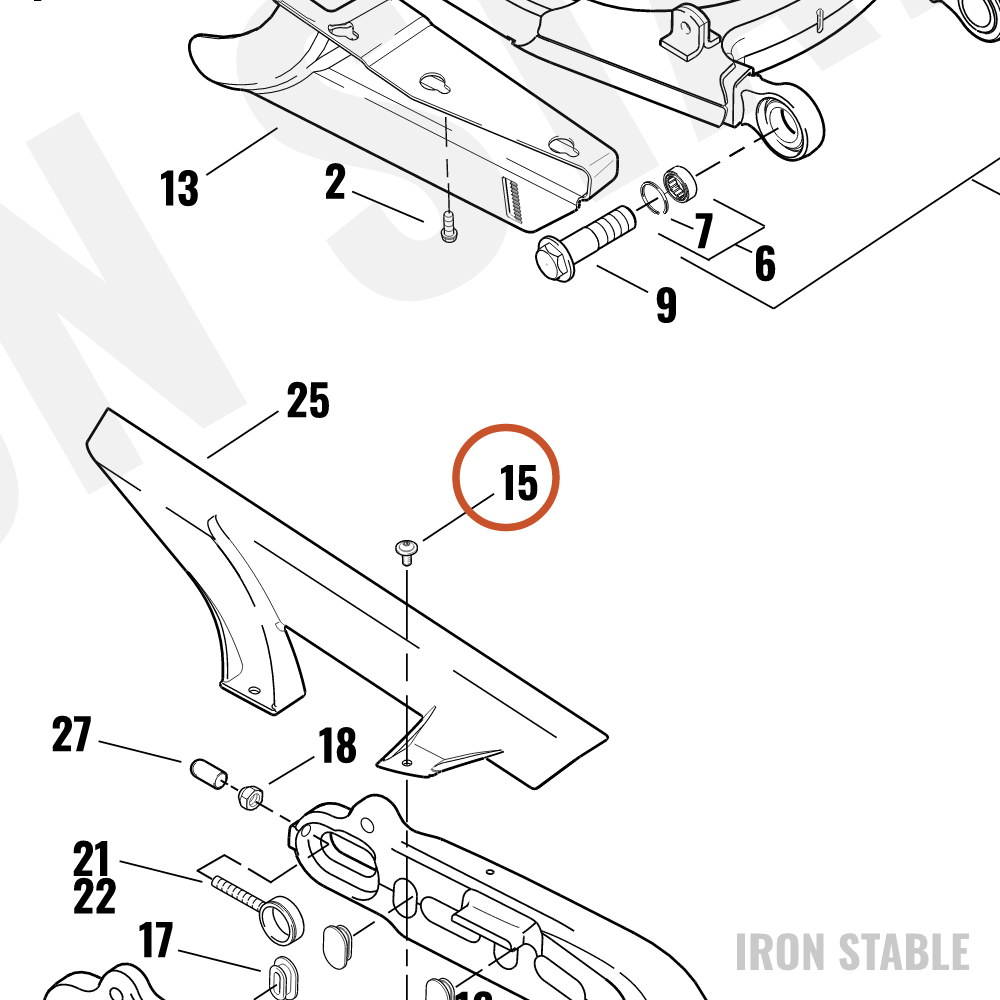 Harley-Davidson Screw, Btn Hd, Sems