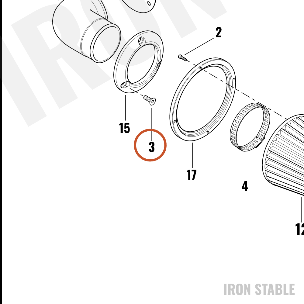 Harley-Davidson Screw, Flat Hd, Hex Socket/Lock
