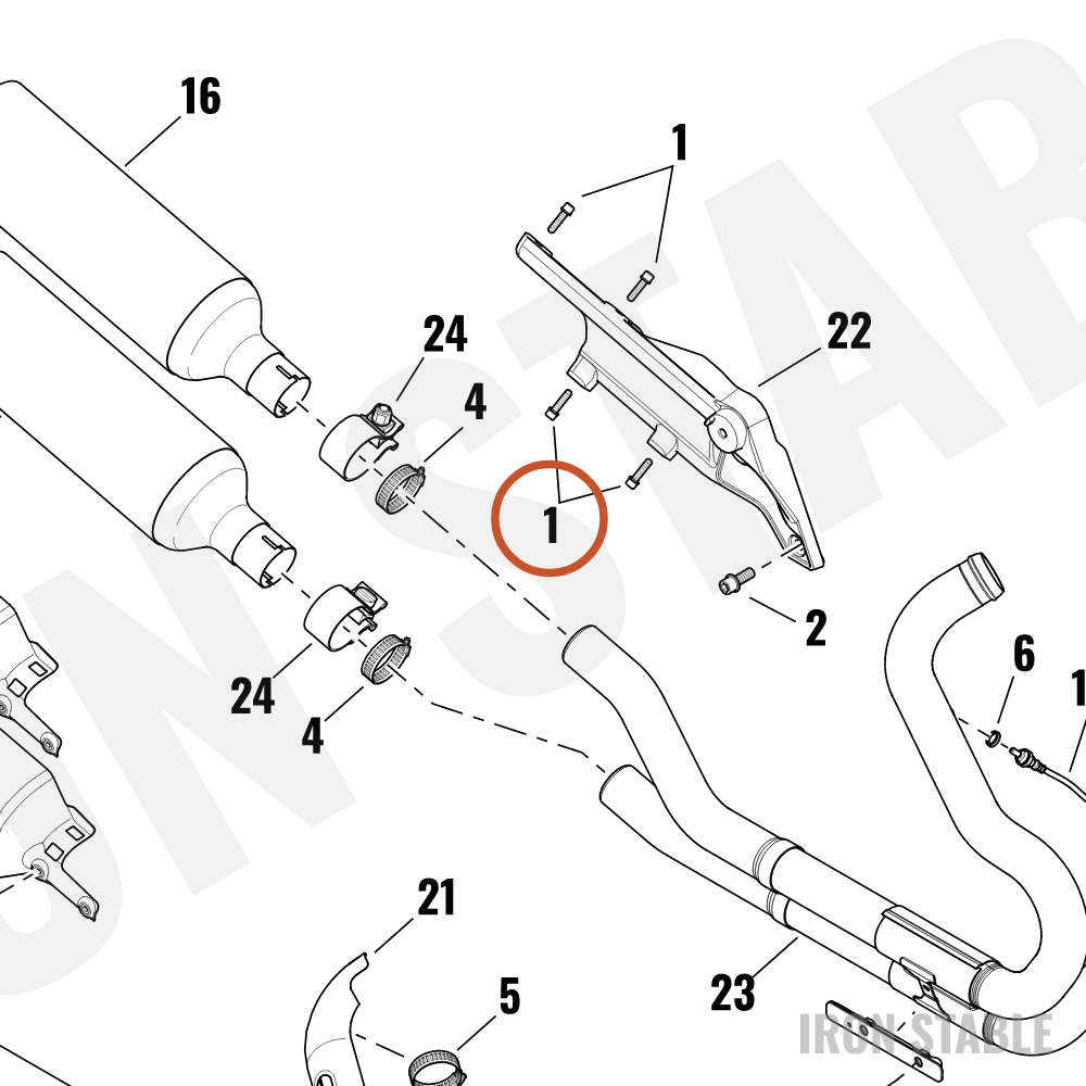 Harley-Davidson Screw, Hex Sckt, Sems/Lock