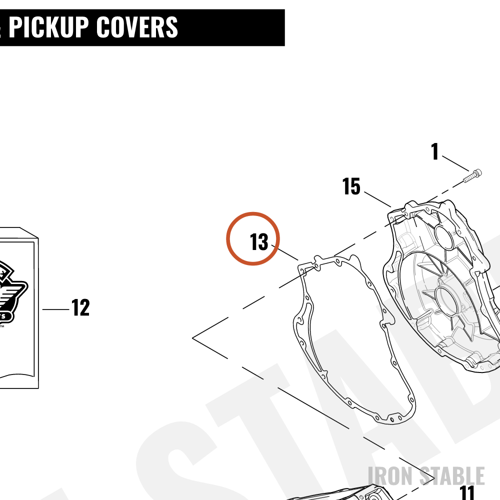 Harley-Davidson Gasket, Alternator Cover
