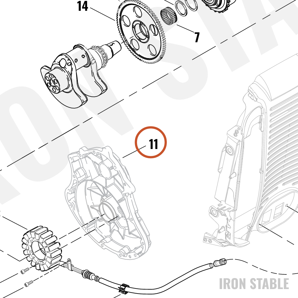 Harley-Davidson Cover, Alternator/Pol'shd