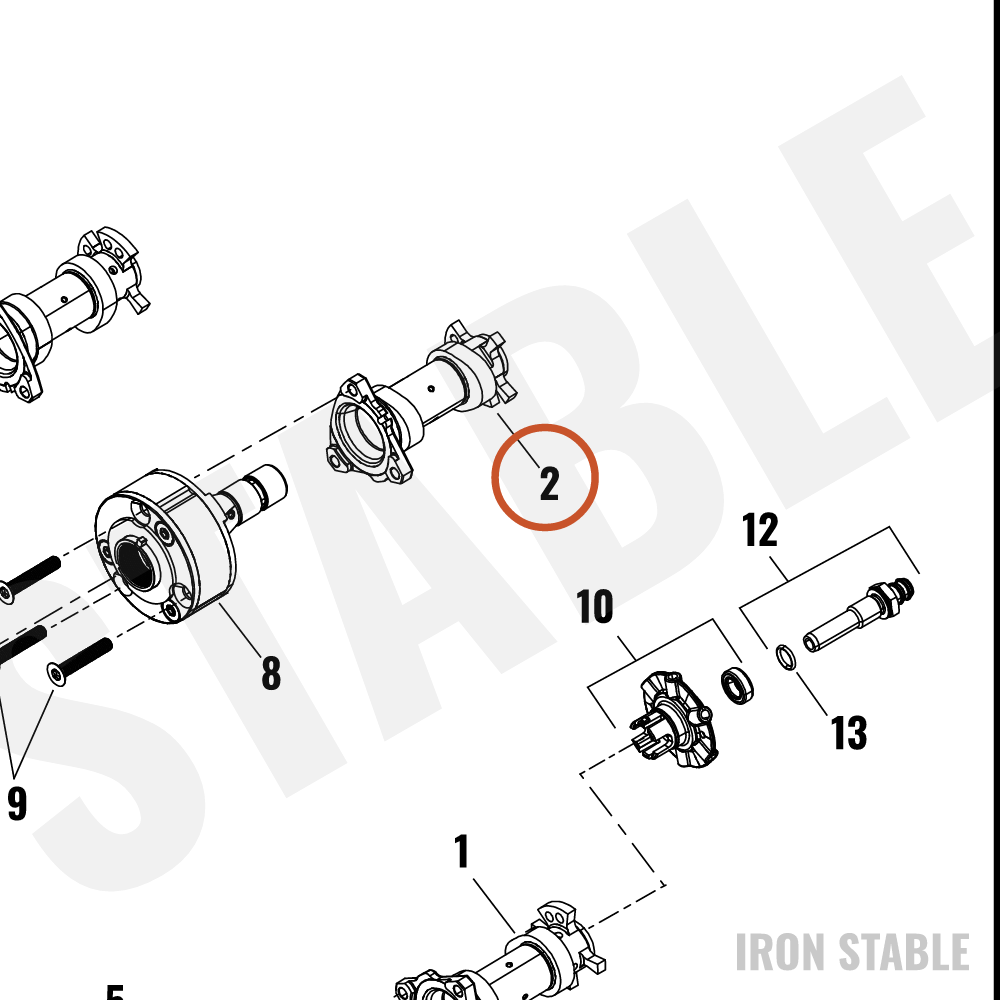 Harley-Davidson Camshaft, Mach, Rear Intk