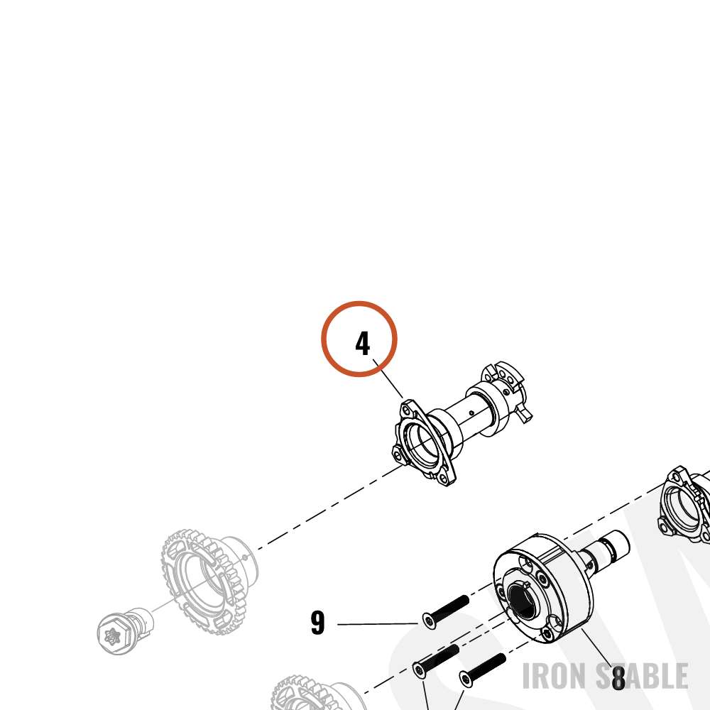 Harley-Davidson Camshaft, Mach, Rear Exhaust