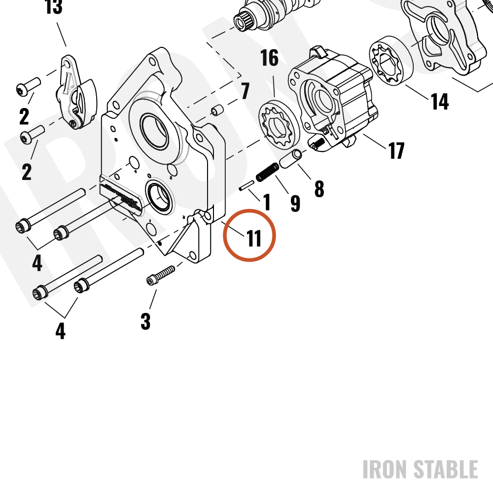 Harley-Davidson Support, Cshft, Se, Assembly